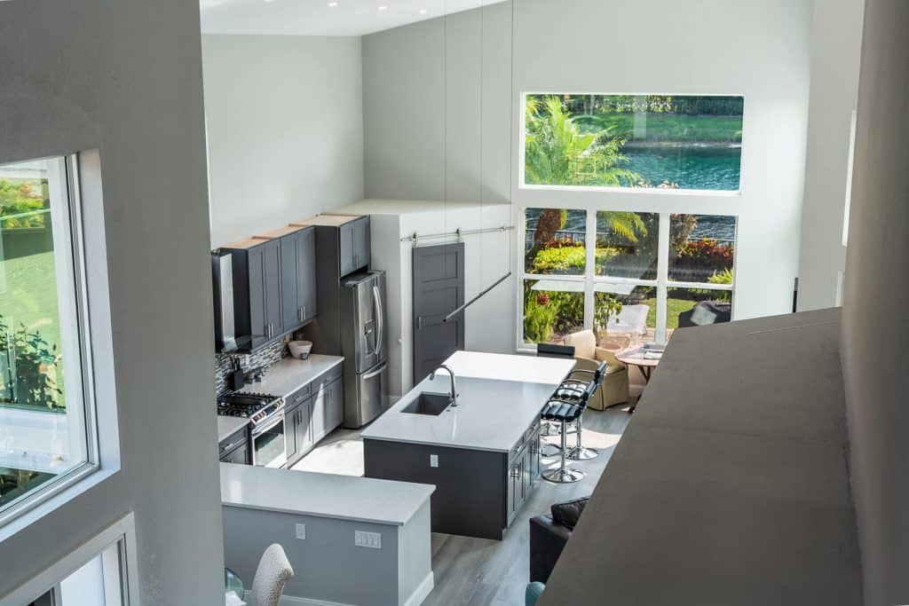 Arial View of Kitchen In Palm Beach Gardens FL