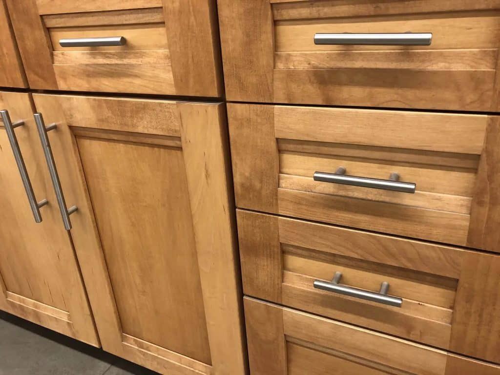Bare Wood Kitchen Cabinets