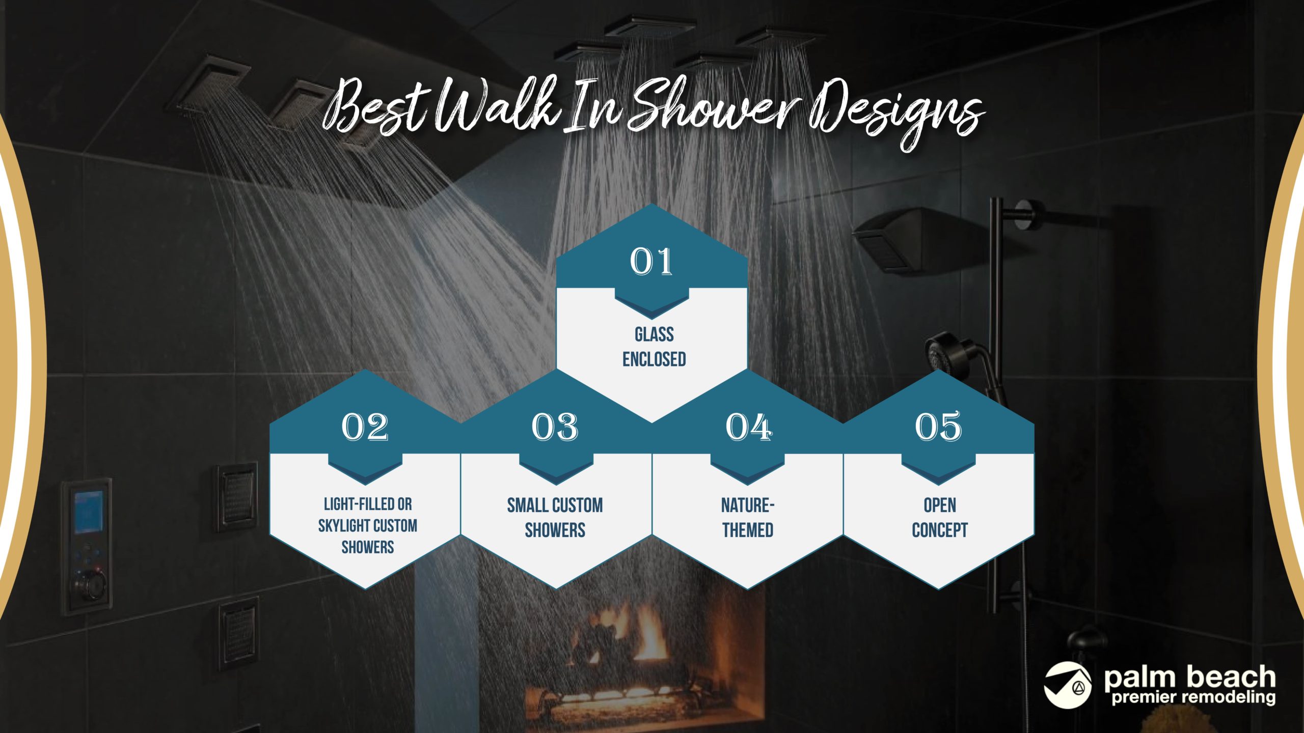walk in shower designs