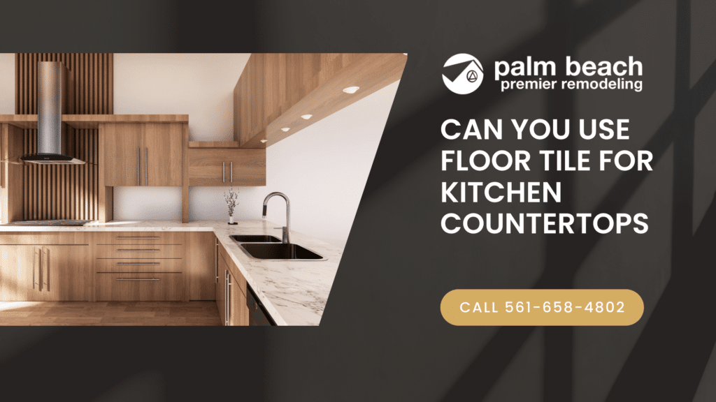 Can You Use Floor Tile For Kitchen Countertops