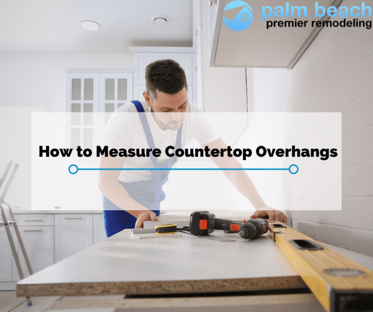 How to Measure Countertop Overhangs