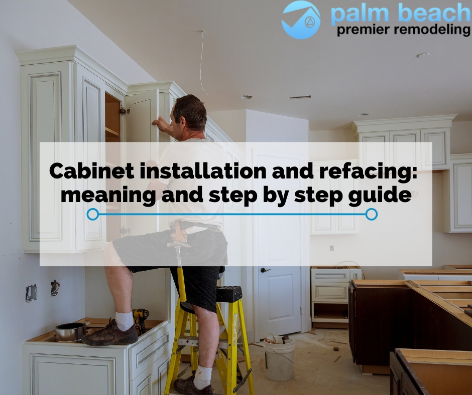 cabinet installation and refacing meaning and step by step guide